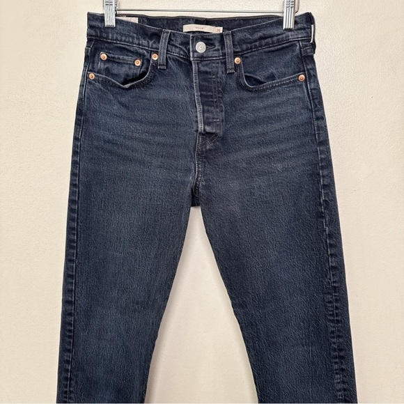 Levi's Womens 26 Wedgie Icon High Rise Cotton Jeans - Picture 3 of 16